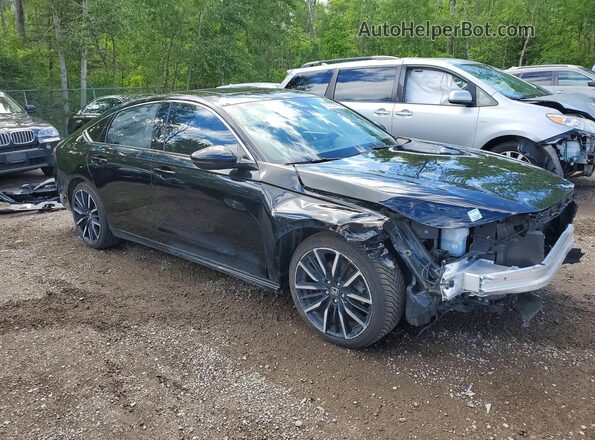 1HGCY2F82RA801214 2024 HONDA ACCORD Black Передня права чверть