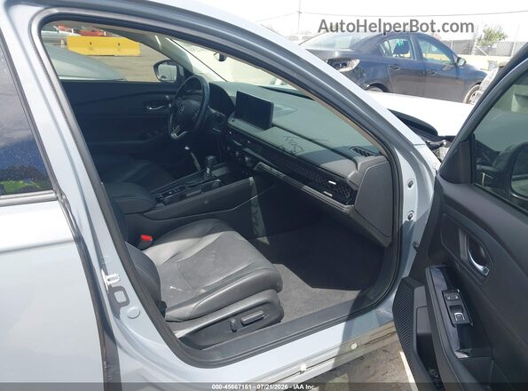 1HGCY2F83PA006055 2023 HONDA ACCORD Gray წინა სალონის ხედი