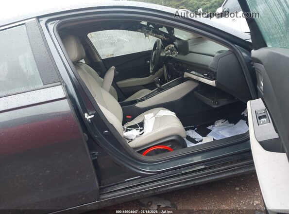 1HGCY2F83SA005738 2025 HONDA ACCORD Black წინა სალონის ხედი