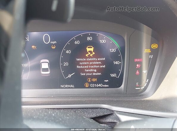 1HGCY2F83SA015718 2025 HONDA ACCORD White Widok tylnych siedzeń