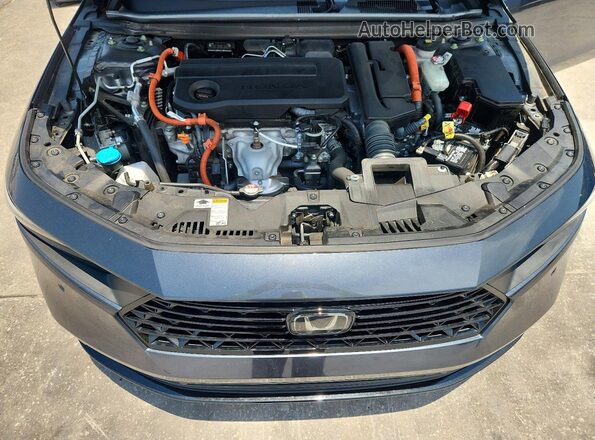 1HGCY2F85PA061784 2023 HONDA ACCORD Blue Widok wnętrza z tyłu