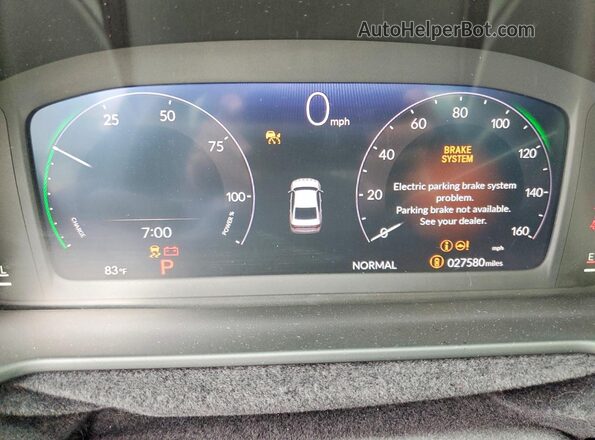 1HGCY2F85RA040646 2024 HONDA ACCORD Gray Vista del cuadro de instrumentos