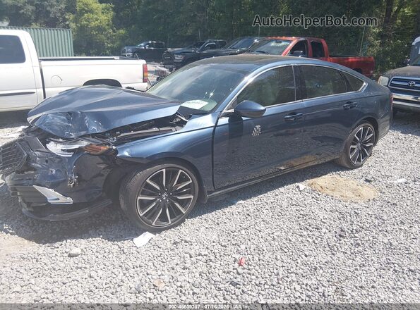1HGCY2F85RA078586 2024 HONDA ACCORD Navy Առջևի ձախ երեք քառորդ տեսարան