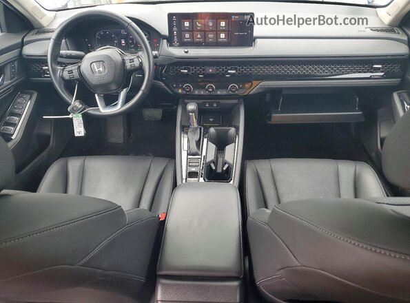 1HGCY2F85RA086963 2024 HONDA ACCORD Blue Вид панелі приладів