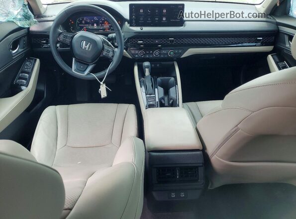 1HGCY2F85SA031015 2025 HONDA ACCORD White Dashboard view