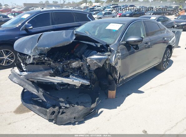 1HGCY2F86RA017649 2024 HONDA ACCORD Серый Передняя левая четверть