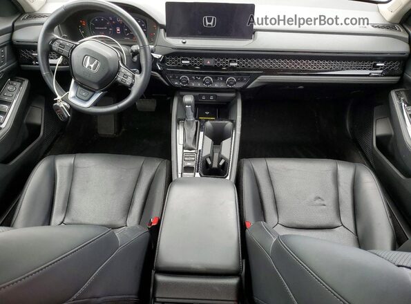 1HGCY2F86SA000176 2025 HONDA ACCORD White Առջևի վահանակի տեսք