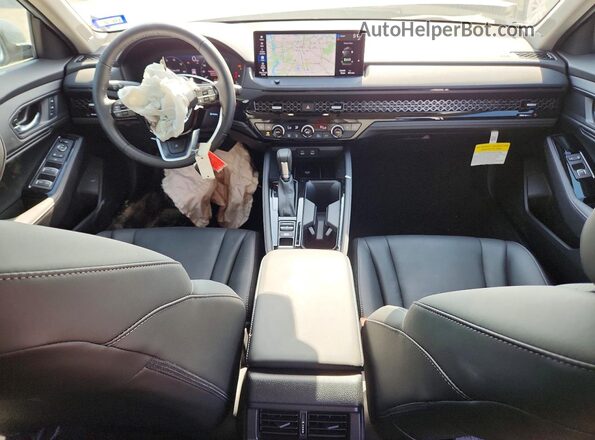 1HGCY2F86SA083219 2025 HONDA ACCORD Gray Вид панелі приладів