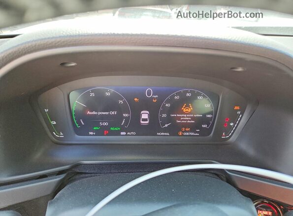 1HGCY2F86SA083219 2025 HONDA ACCORD Gray Вид щитка приладів