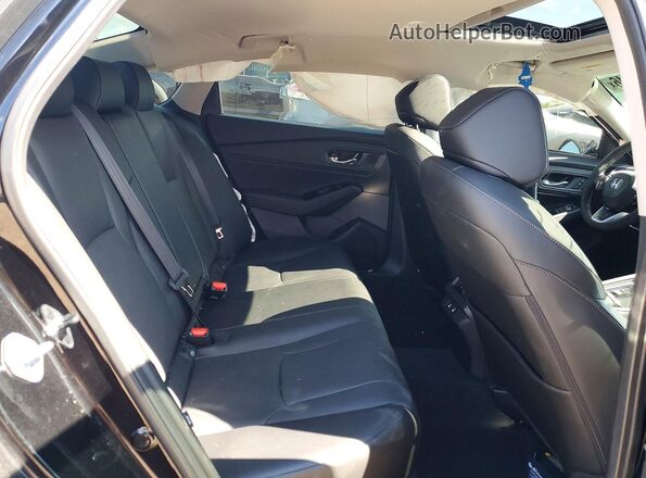 1HGCY2F86SA093037 2025 HONDA ACCORD Black Widok tylnych siedzeń