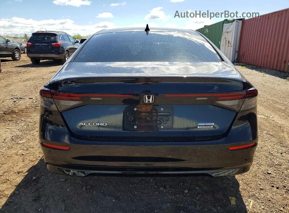 1HGCY2F86SA093037 2025 HONDA ACCORD Black Widok z tyłu