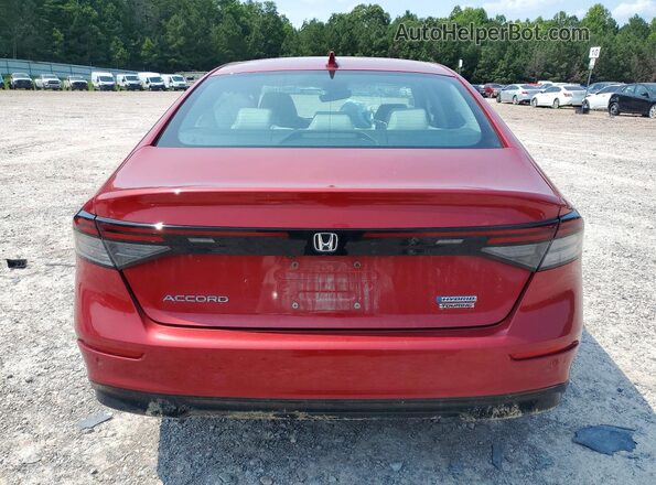 1HGCY2F87RA006403 2024 HONDA ACCORD Red უკანა ხედი