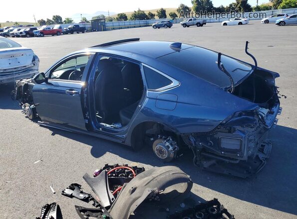 1HGCY2F87SA048284 2025 HONDA ACCORD Blue უკანა მარცხენა