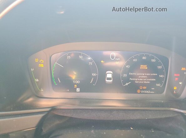 1HGCY2F87SA048284 2025 HONDA ACCORD Blue ხელსაწყოთა პანელის ხედი