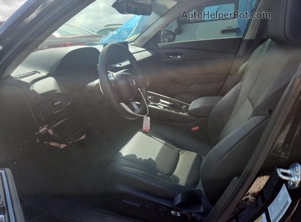 1HGCY2F87SA079874 2025 HONDA ACCORD Black წინა სალონის ხედი