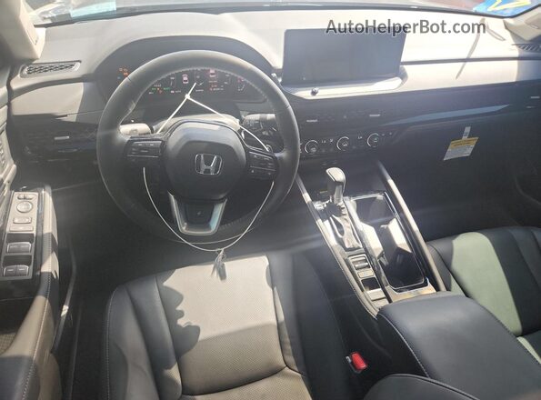 1HGCY2F87SA079874 2025 HONDA ACCORD Black წინა პანელის ხედი