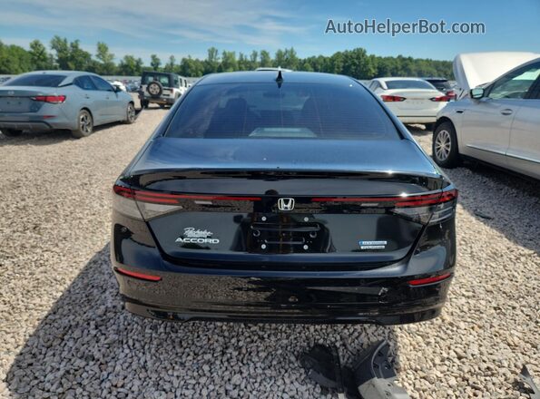 1HGCY2F87SA079874 2025 HONDA ACCORD Black უკანა ხედი