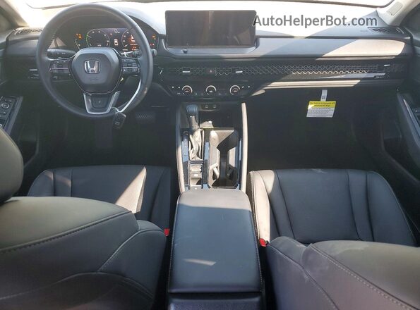 1HGCY2F88SA056975 2025 HONDA ACCORD Gray Widok deski rozdzielczej