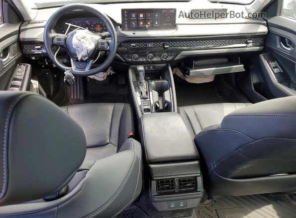 1HGCY2F89SA027890 2025 HONDA ACCORD Blue Dashboard view