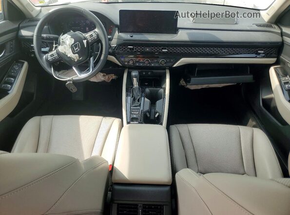 1HGCY2F8XPA035763 2023 HONDA ACCORD White Widok deski rozdzielczej