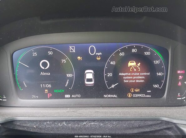 1HGCY2F8XRA004533 2024 HONDA ACCORD White Widok tylnych siedzeń