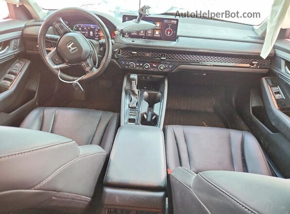 1HGCY2F8XSA028076 2025 HONDA ACCORD White Вид панелі приладів