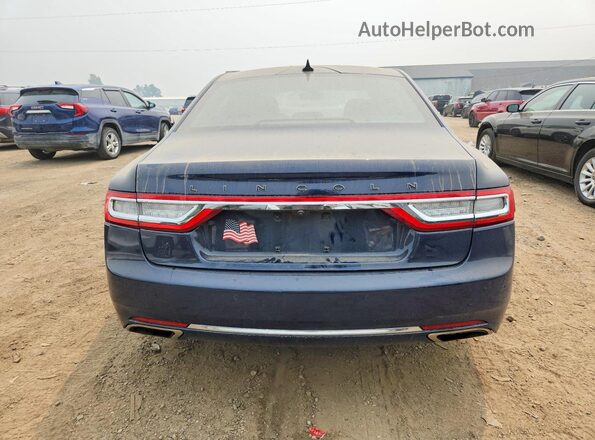 1LN6L9BC0K5607448 2019 LINCOLN CONTINENTA Blue Вид ззаду