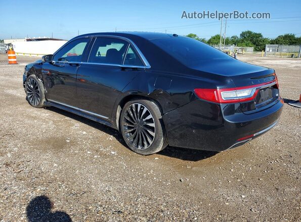 1LN6L9BC3H5618808 2017 LINCOLN CONTINENTA Black Tył lewy