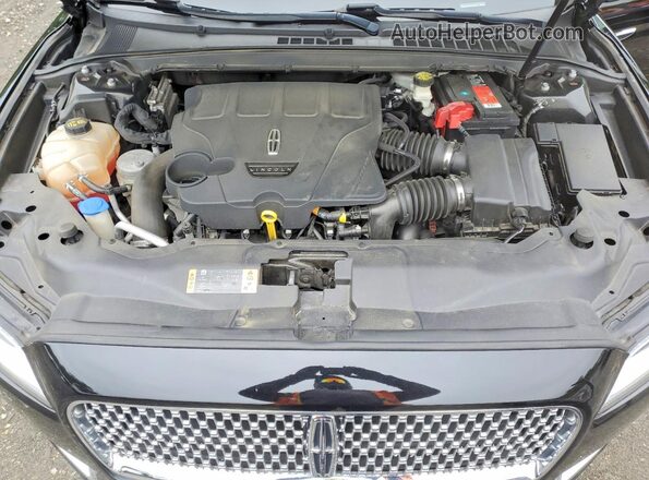 1LN6L9BC5H5616879 2017 LINCOLN CONTINENTA Black Widok wnętrza z tyłu