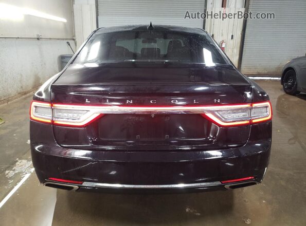 1LN6L9NP2K5611564 2019 LINCOLN CONTINENTA Black უკანა ხედი
