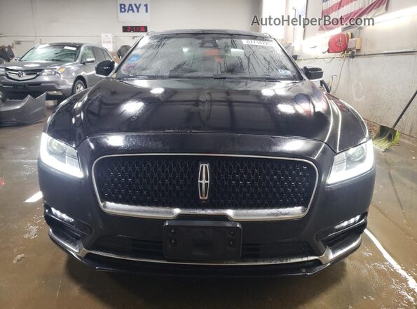 1LN6L9NP2K5611564 2019 LINCOLN CONTINENTA Black წინა ხედი
