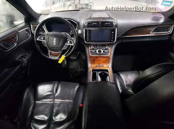 1LN6L9NP2K5611564 2019 LINCOLN CONTINENTA Black წინა პანელის ხედი