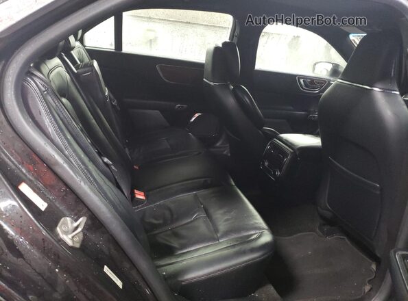 1LN6L9NP2K5611564 2019 LINCOLN CONTINENTA Black უკანა სავარძლების ხედი