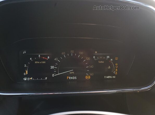 1LN6L9NP2K5611564 2019 LINCOLN CONTINENTA Black ხელსაწყოთა პანელის ხედი