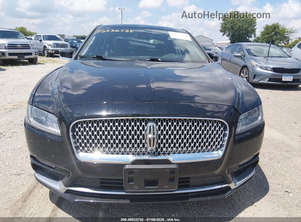 1LN6L9NP4H5623739 2017 LINCOLN CONTINENTA Black უკანა სალონის ხედი