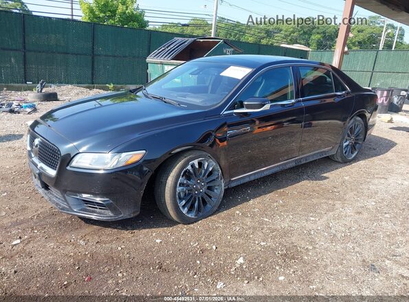 1LN6L9NP7L5605258 2020 LINCOLN CONTINENTA Black Առջևի ձախ երեք քառորդ տեսարան