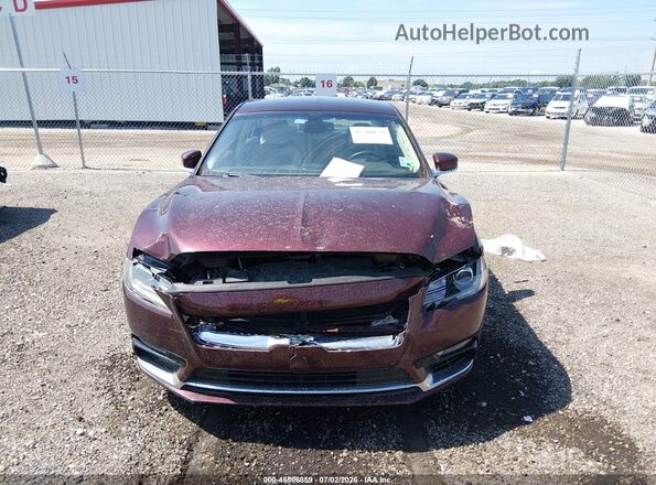 1LN6L9RP0H5608276 2017 LINCOLN CONTINENTA Burgundy Instrument cluster view
