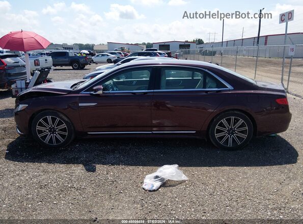 1LN6L9RP0H5608276 2017 LINCOLN CONTINENTA Burgundy 360 interior view