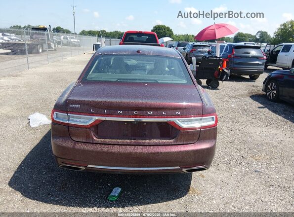 1LN6L9RP0H5608276 2017 LINCOLN CONTINENTA Burgundy 