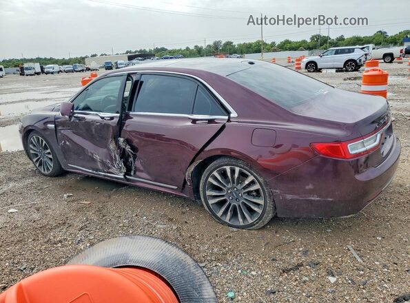 1LN6L9RP7H5636737 2017 LINCOLN CONTINENTA Burgundy Rear left
