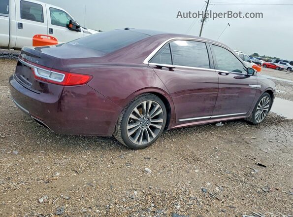 1LN6L9RP7H5636737 2017 LINCOLN CONTINENTA Burgundy Rear right