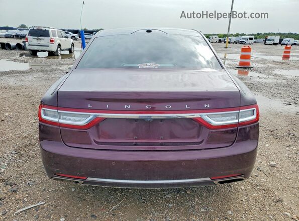 1LN6L9RP7H5636737 2017 LINCOLN CONTINENTA Burgundy Rear view