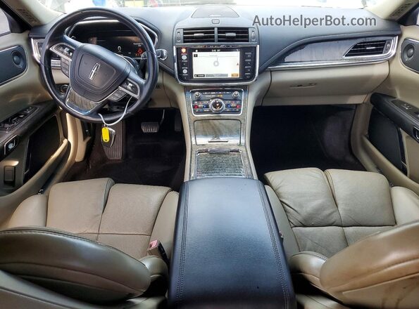 1LN6L9RP8H5601348 2017 LINCOLN CONTINENTA Black Вид панелі приладів
