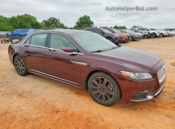 1LN6L9RP8H5612074 2017 LINCOLN CONTINENTA Burgundy წინა მარჯვენა