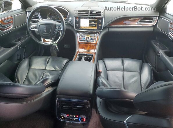 1LN6L9RP9H5616652 2017 LINCOLN CONTINENTA Black Dashboard view