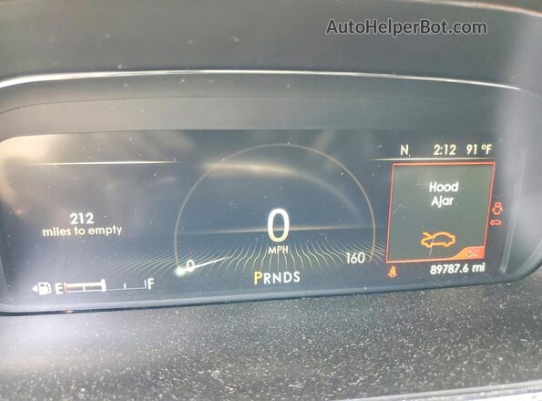 1LN6L9TK2H5617509 2017 LINCOLN CONTINENTA Black Instrument cluster view