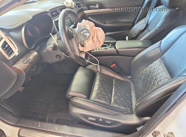 1N4AA6AP0GC377409 2016 NISSAN MAXIMA Белый Вид салона спереди