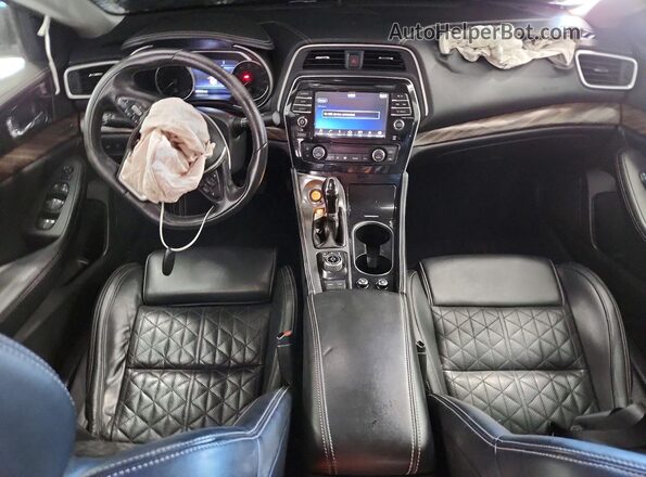 1N4AA6AP0GC377409 2016 NISSAN MAXIMA Белый Вид панели приборов