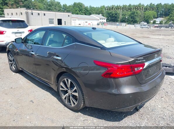 1N4AA6AP0GC385011 2016 NISSAN MAXIMA Brown უკანა მარცხენა