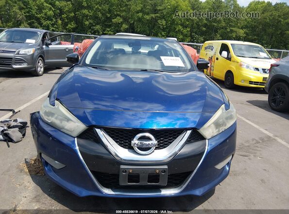 1N4AA6AP0GC402552 2016 NISSAN MAXIMA Синий Вид щитка приборов